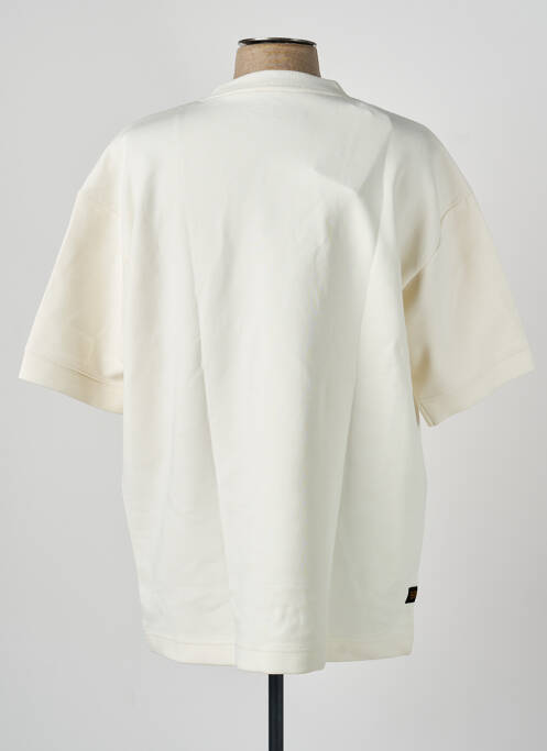 T-shirt stretch manches courtes blanc DAYTONA homme