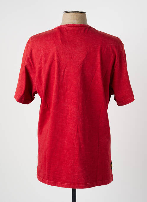 T-shirt coupe droite manches courtes rouge DAYTONA homme