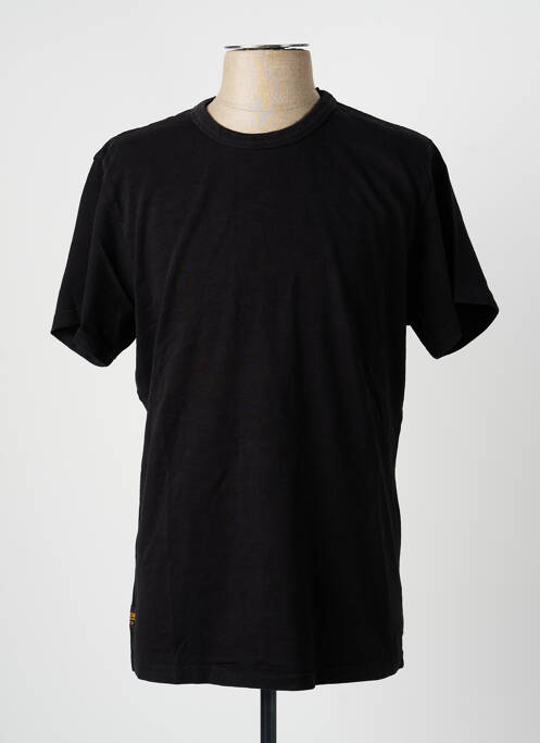 T-shirt coupe droite manches courtes noir DAYTONA homme