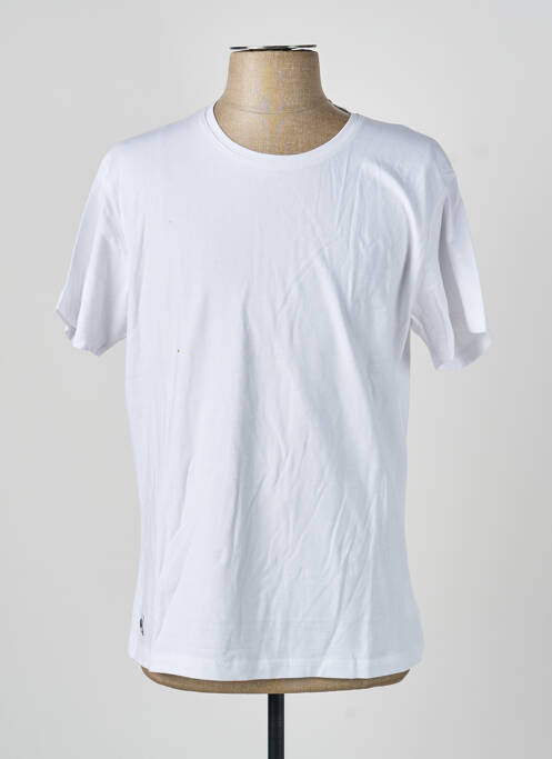 T-shirt coupe cintrée manches courtes blanc DAYTONA homme