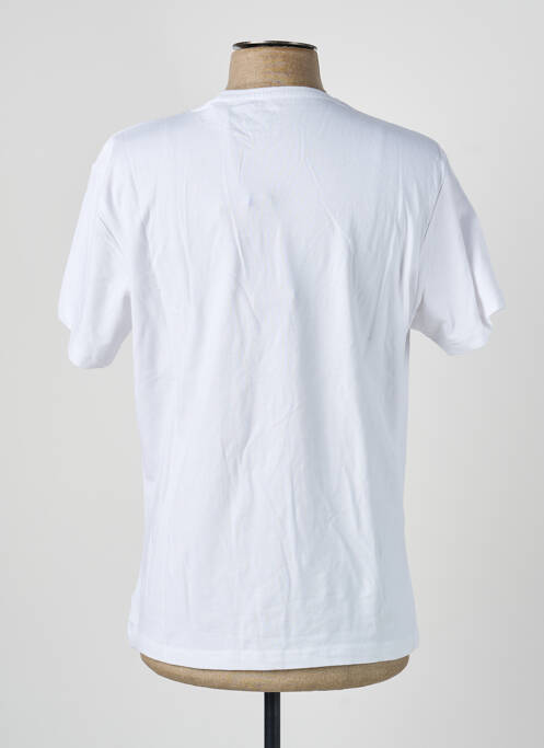 T-shirt coupe cintrée manches courtes blanc DAYTONA homme