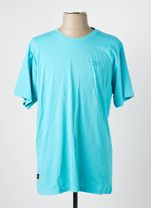 T-shirt stretch manches courtes bleu DAYTONA homme