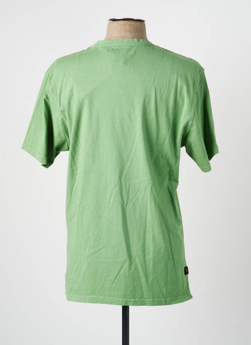 T-shirt stretch manches courtes vert DAYTONA homme
