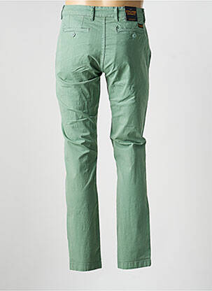 Pantalon chino stretch taille normale vert DAYTONA homme