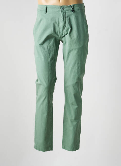 Pantalon chino stretch taille normale vert DAYTONA homme