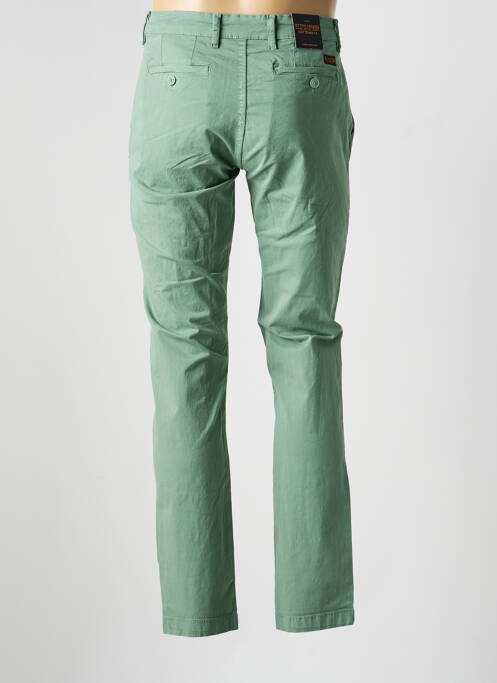 Pantalon chino stretch taille normale vert DAYTONA homme
