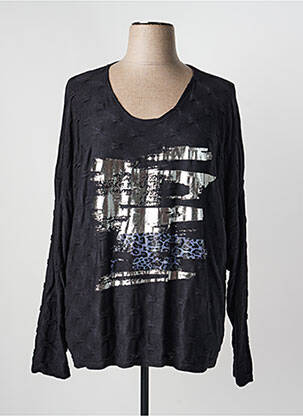 T-shirt manches longues manches longues noir QUATTRO femme