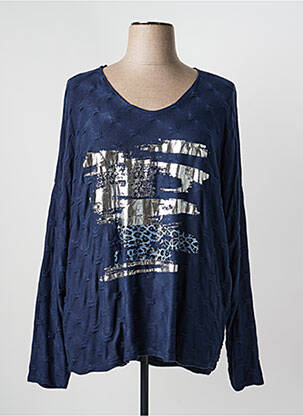 T-shirt manches longues manches longues bleu QUATTRO femme