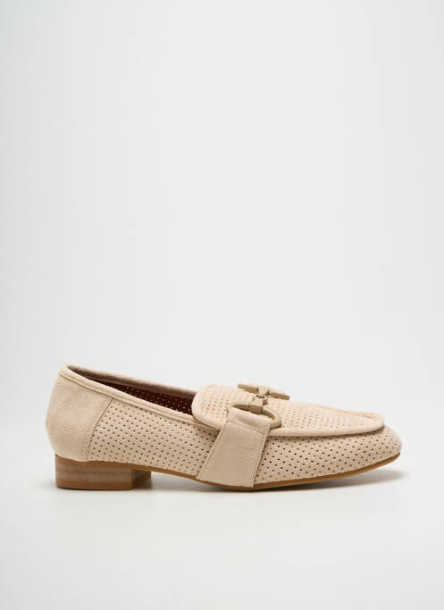 Mocassins bout rond talon plat jusqu'à 3cm beige VANESSA WU femme