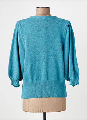 Gilet manches longues stretch bleu QUATTRO femme