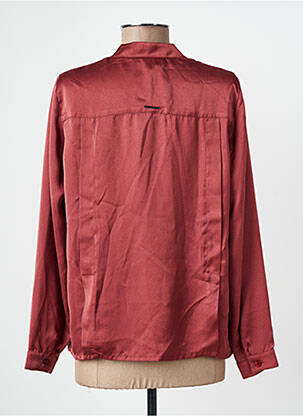 Top col v manches longues marron VOODOO femme