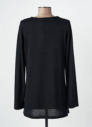 Top stretch manches longues noir QUATTRO femme