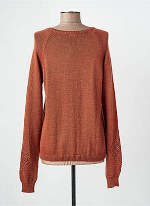 Gilet manches longues stretch marron VOODOO femme