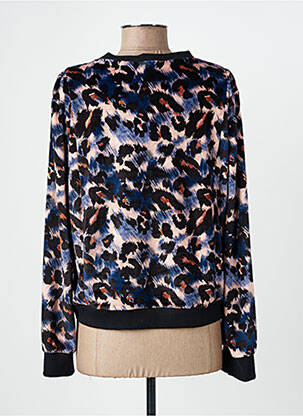 Sweat-shirt stretch manches longues noir QUATTRO femme