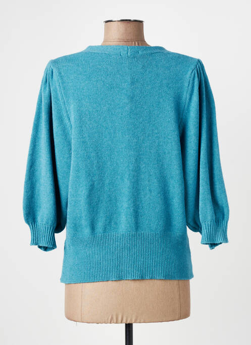 Gilet manches longues stretch bleu QUATTRO femme