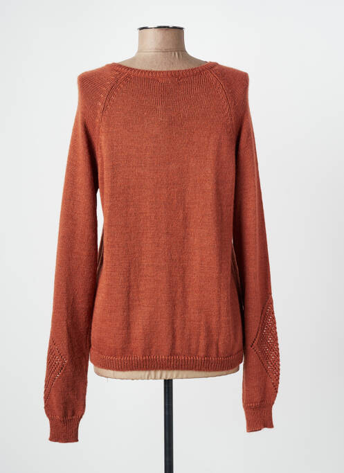 Gilet manches longues stretch marron VOODOO femme