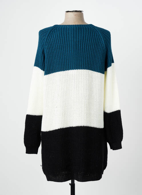 Pull tunique stretch manches longues vert QUATTRO femme