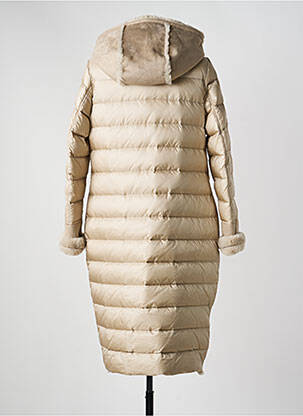 Doudoune manches longues sans capuche beige ZIA BRAND femme
