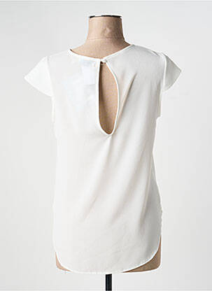 Top tissage crêpe manches courtes beige C.MISSARO femme