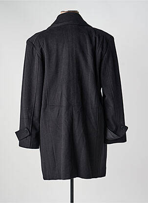 Manteau long coupe cintrée sans capuche noir JUMFIL femme