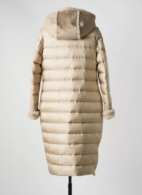 Doudoune poches sans capuche beige ZIA BRAND femme