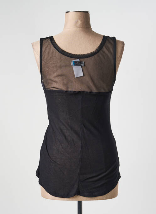 Top stretch sans manche noir QUATTRO femme