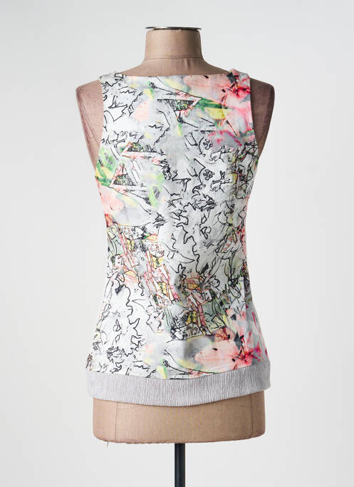 Top stretch sans manche beige QUATTRO femme