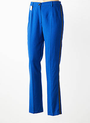 Pantalon slim taille élastique taille normale bleu JUMFIL femme