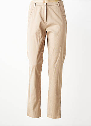 Pantalon slim taille normale taille normale beige JUMFIL femme