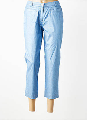 Pantacourt stretch taille normale bleu JUMFIL femme