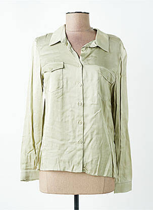 Chemisier coupe fluide manches longues vert VOODOO femme