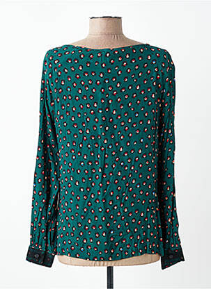 Blouse imprimé fantaisie manches longues vert VOODOO femme