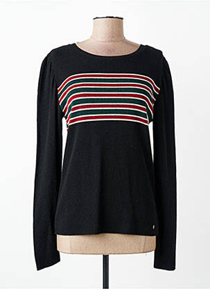 Pull stretch manches longues noir VOODOO femme