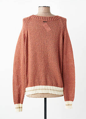Pull stretch manches longues marron VOODOO femme