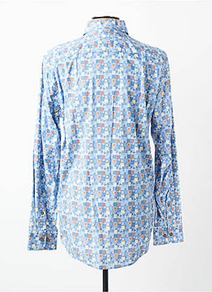 Chemise manches longues imprimé fantaisie bleu CASAMODA homme