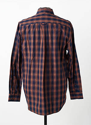 Chemise manches longues imprimé écossais marron BANDE ORIGINALE homme
