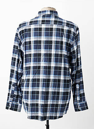 Chemise manches longues imprimé écossais bleu BEN GREEN homme