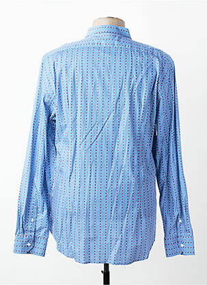 Chemise manches longues coupe cintrée bleu CH. K. WILLIAMS homme