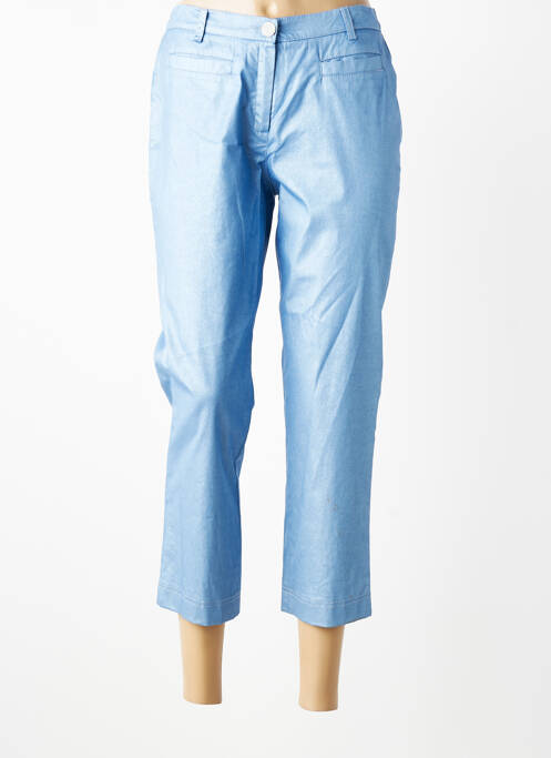 Pantacourt stretch taille normale bleu JUMFIL femme