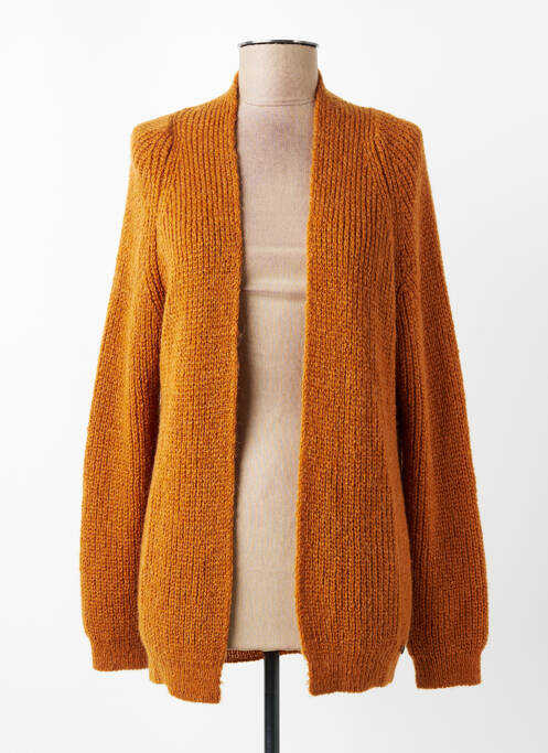 Gilet manches longues stretch orange VOODOO femme