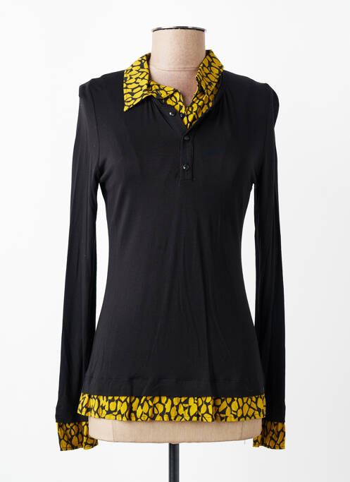 Top stretch manches longues noir VOODOO femme