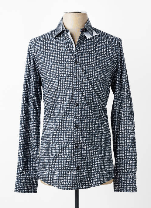 Chemise manches longues coupe cintrée gris VENTI homme