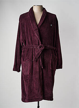 Robe de chambre poches violet MASSANA homme