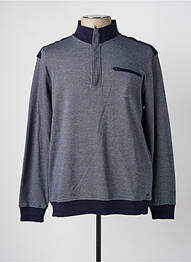 Pull manches longues manches longues bleu DELAHAYE homme