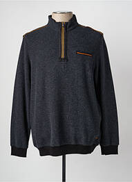 Pull manches longues manches longues gris COFOX homme