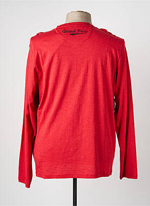 T-shirt coupe droite manches longues rouge DELAHAYE homme