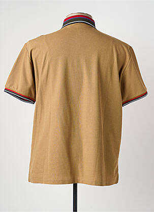 Polo coupe droite manches courtes marron REVER MILE homme