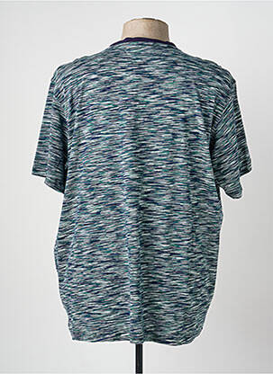 T-shirt coupe droite manches courtes bleu COFOX homme