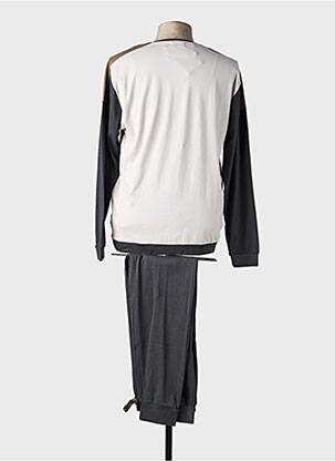 Pyjama col v vert MASSANA homme
