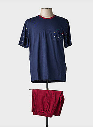 Pyjashort imprimé fantaisie bleu EMINENCE homme